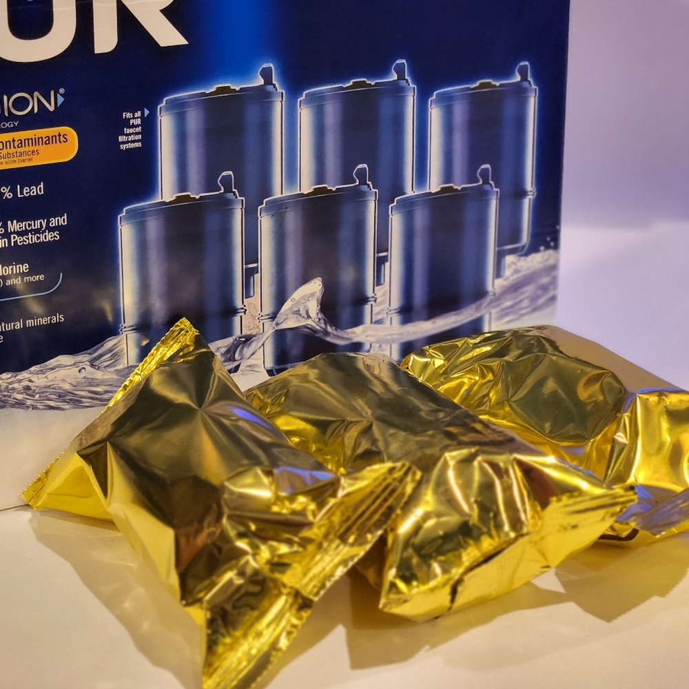 Lot of 3 PUR Ultimate Gold 3-Stage Faucet Mount Water Filter RF-9999 New.